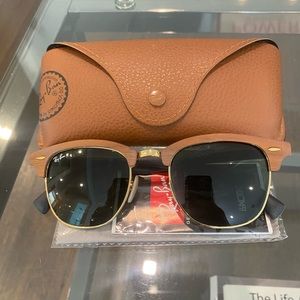 Havana Clubmaster sunglasses